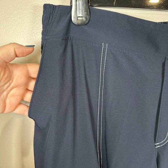 Athleta Chelsea Utility Jogger Womens Size 12 Navy Blue High Rise Cargo Pant - Picture 8 of 12